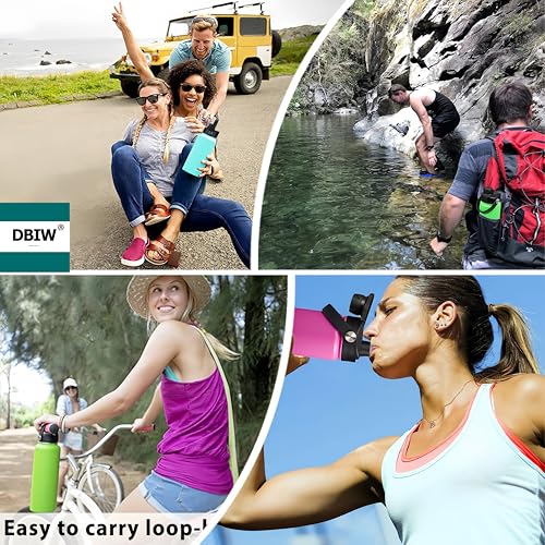 Lid for Hydro Flask 32 40 oz Wide Mouth, Replacement Lids Compatible with Hydro Flask Wide Mouth Water Bottle, Top Spout Lid with Handle, Wide Mouth Lid Chug Cap Accessories - color: Black - 1 Pack