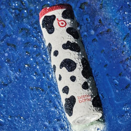 BOTTLE BOTTLE Insulated Water Bottle 24oz with Straw Lid and Handle Sports - color: Cow