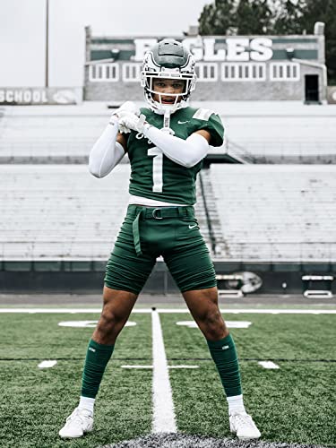 Nxtrnd Football Leg Sleeves, Calf Sleeves for Men & Boys, Sold as a Pair - color: Dark Green, size: One Size