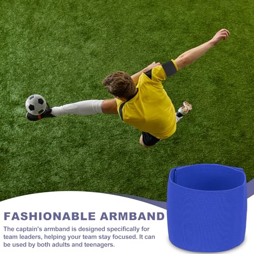 Soccer Captain Armband Elastic Wrist Arm Bands Adjustable Player Team Leader Anti-Slip Badge Sports Accessories - color: Ocean Gradient