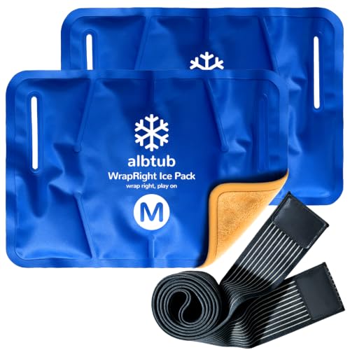 Hands-Free Ice Pack for Injuries Reusable with Bandage for Multiple Joints - size: Hands-free M*2