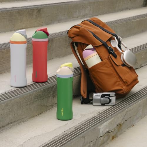 Owala FreeSip Stainless Steel Water Bottle 24 oz Denim - color: Denim, size: 24 Ounces