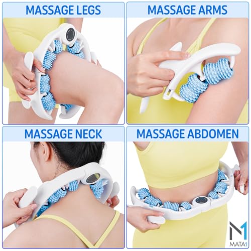 Cellulite Massager, Handheld Fascia Roller for Whole Body Muscle Recovery