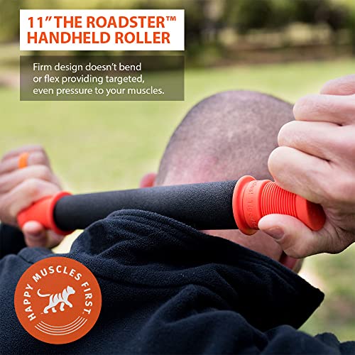 Tiger Tail Bundle: 11in Portable Massage Stick Portable Roller + The Big One Foam Roller + The Stretchy Tiger 80" Stretch/Yoga Strap