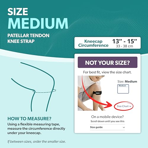 BraceAbility Kids Knee Band - Youth Patellar Tendon Support Strap Child Osgood Schlatter Brace for Jumpers Knee, Patella Tendonitis, Sports Wrap for Running, Soccer, Volleyball, Basketball (M) - size: Medium