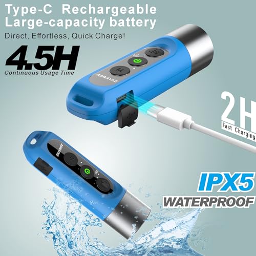 Electronic Whistle Highest IPX5 Maximum Sound 125db Battery 1000mAh Blue for Coaches Teacher, Sports Whistle - color: Blue
