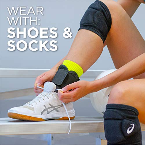 BraceAbility Sports Ankle Brace - Best Lace Up Figure 8 Sprained, Rolled or Twisted Treatment Active Support Wrap Stabilizer Splint for Basketball, Volleyball, Soccer, Working Out, Running Pain (XL) - size: X-Large