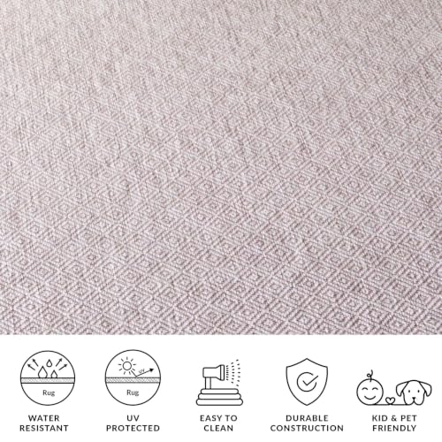 SAFAVIEH Courtyard Outdoor Runner Rug 2'3"x10', Beige & Beige CY8520-36311 - color: Beige, size: 2'3" x 10' (Runner)