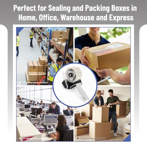 Mr. Pen- Heavy Duty Packing Tape Dispenser Gun, 2 Inch - color: Black, size: 2 Pack