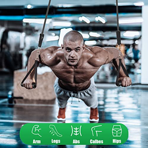 WIKDAY Resistance Bands with Handles for Exercise,beginners - color: 200LBS GRAY