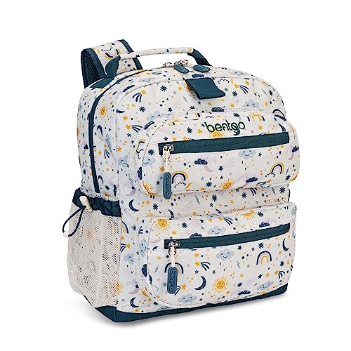 Bentgo Kids Print Durable & Water-Resistant Backpack - color: Friendly Skies, size: Kids Medium
