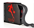 FlexU Kinesiology Tape - Black, Bulk Pack (140 Pre-Cut 2"x10" I-Strips, 35m) - Athletic Support Tape for Clinics, Teams & Gyms - Waterproof, Latex-Free, Hypoallergenic - color: Black Pre-cut