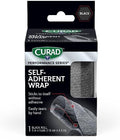 CURAD Performance Series Self-Adherent Wrap, Black, 3" x 5 yds (Pack of 5) - size: 1 Count (Pack of 5)