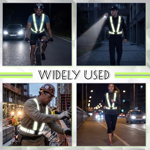 Hercicy Reflective Running Vest, Safety Vest Strap