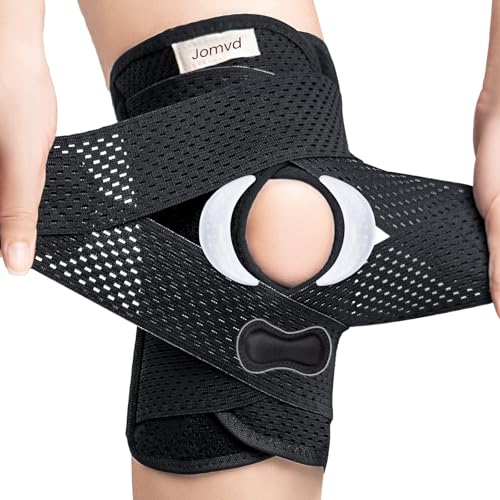 JOMVD Knee Brace for Meniscus Tear, Knee Pain Relief, Arthritis, ACL&MCL - color: Black, size: Medium