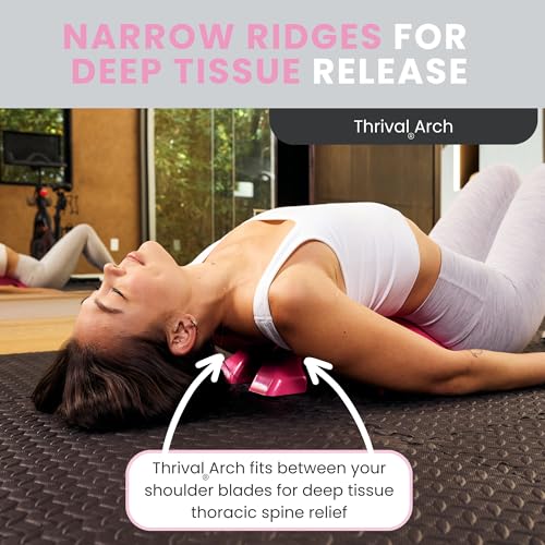 Thrival Arch Back Stretcher, Psoas Muscle Release Tool, Patented, Pink - color: Pink, size: ThrivalArch