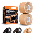 Care Science Waterproof Tan Kinesiology Tape, 40 Precut Strips, 2 Rolls - color: Tan Precut