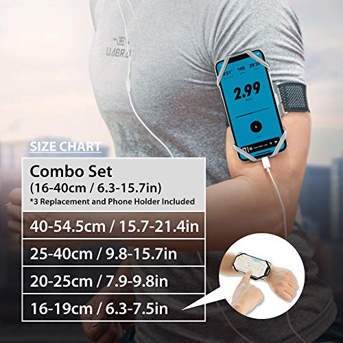BONE Run Tie, Universal Running Phone Armband for 4"-6.7" Smartphones