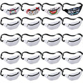 Eccliy Sublimation Fanny Packs for Women Men White Running Waist Bag Waist Pouch with Adjustable Strap Zipper for DIY Hiking Traveling Biking Festival Sports Outdoors Workout