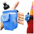 2-in-1 Running Fun: Handheld 12 Oz Water Bottle & Running Belt Add-On. No-Grip Design Straps on Hand & Slides on Belt. Waterproof Pocket for Money, Keys. Maximize Time, Freedom & Health - color: Royal Blue