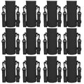Sabary 12 Pcs Water Bottle Sleeve with Shoulder Strap 25oz Sublimation Water Bottle Holder Carrier Pouch Adjustable Sling Bag for Boys Girls(Black)