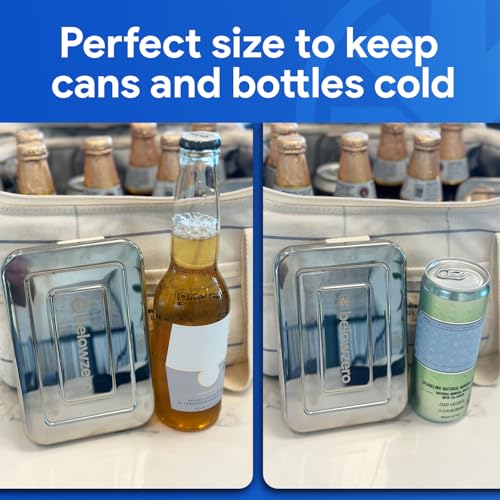Below Zero Reusable Stainless Steel Ice Pack - size: 3-Pack