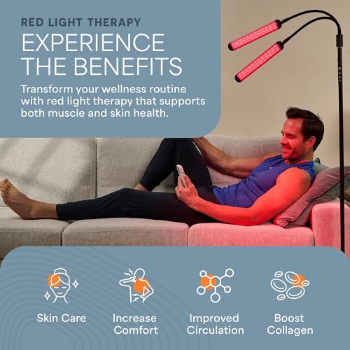 Lifepro Lumaglow Red Light Therapy Lamp & Reading Lamp - 108/216 LEDs - size: Large
