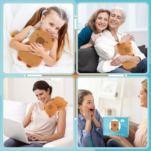 Microwavable Heating Pad Capybara Heating Pad for Cramps Period Pain Relief - style: Capybara
