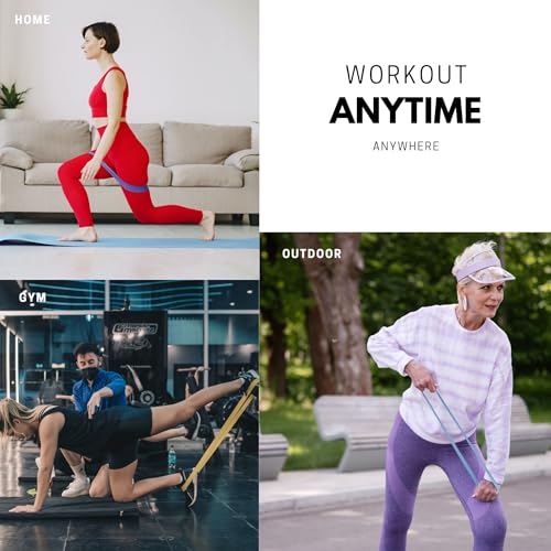 Latex Free Resistance Bands Bundle – Mini Loop + Pull Up Bands