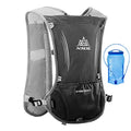AONIJIE 5L Outdoor Sport Multifunctional Camping Backpack Cycling Running Climbing Hiking Hydration Vest Pack - color: Black+1.5l Hydration Bladder