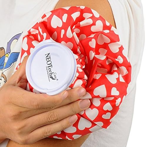 Neotech Care Ice Bag with Screw Top Lid (Hearts Design, 8 inch) - color: Hearts, size: 8 Inch