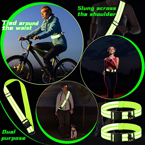 Saintrygo Reflective Sash for Walking - color: Green