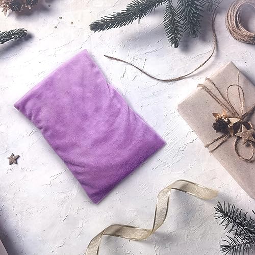 Microwavable Heating Pad, Moist Heat Pad for Pain Relief, Cramp, Menstrual, Tension and Stress, Heat Compress Wrap for Neck, Back, Shoulder, Muscle, Abdomen, Joint (1 S Purple) - style: 1 S Purple