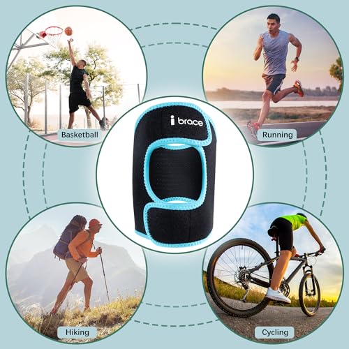 Compression Adjustable Knee Brace, Dual Patella Tendon Support Strap for Pain Relief, Arthritis, Tendonitis, ACL, Non-Slip Knee Suppport for Running, Cycling, Hiking, Soccer, Basketball, - size: Large
