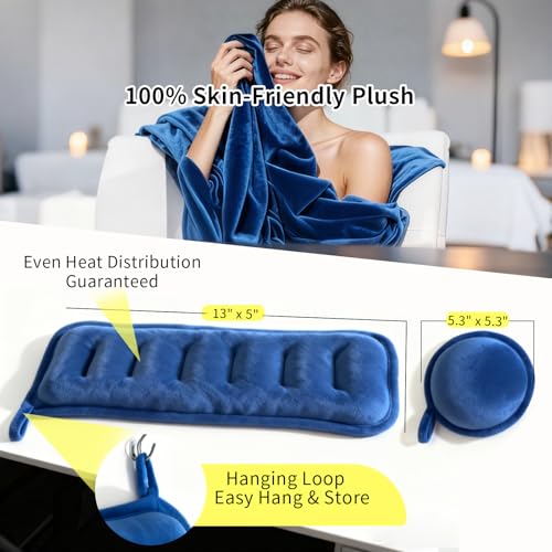 Small Microwave Heating Pad 4 Pack Rice Hot Pack with Moist Warm Compress Packs Microwavable for Relaxing Warmth Reusable Bean Bag Compresas Calientes Scented and Unscented