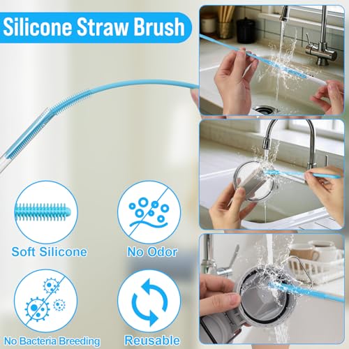XANGNIER Water Bottle Cleaner Brush Set for Stanley Tumbler 40 oz/30 oz Cup - size: 4 pack
