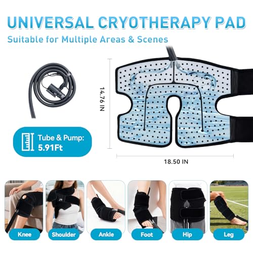 Cold Therapy Machine with Timer & Cold Pad for Knee