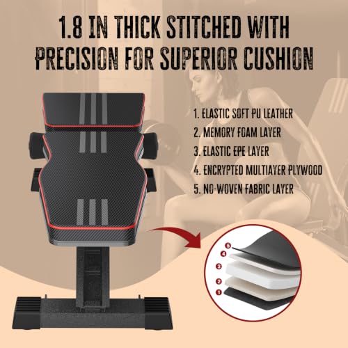 Multi-Function Compact Weight Bench Set Home Gym - color: Black
