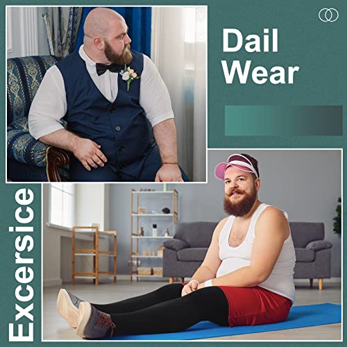 Zhanmai Thigh High Compression Socks for Men 20-30 Mmhg Compression Stockings Thigh High Socks Swelling - size: X-Large