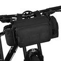 BraveHawk OUTDOORS Bike Handlebar Bag, 900D Nylon Oxford Multi-Purpose Tactical Waist Bag Heavy-Duty Water Resistant MOLLE Outdoor Bicycle Pack for Cycling Hiking (Large) - size: Large