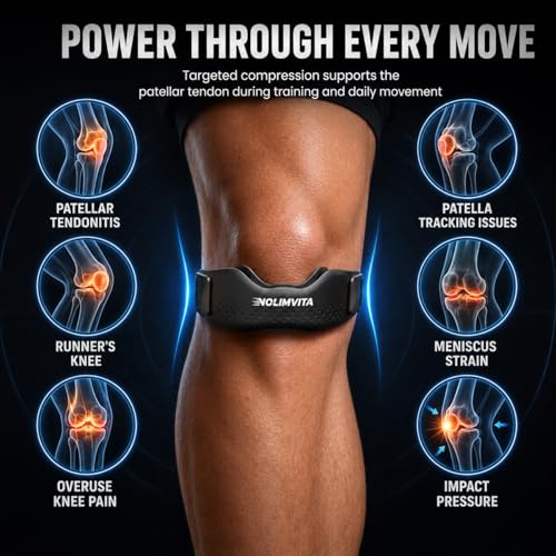 Patellar Tendon Support Strap, Knee Brace for Women & Men