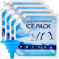 Reusable Ice Packs for Cooler, Freezer Ice Packs for Lunch Boxes, Cooler Ice Packs for Camping Gear, Fishing - size: Large