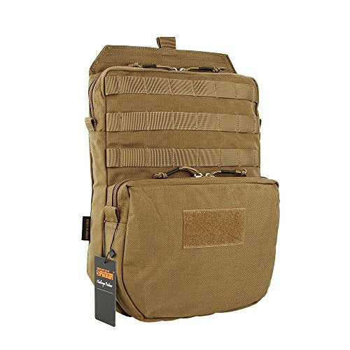 EXCELLENT ELITE SPANKER Tactical MOLLE Hydration Pack for 3L Water Bladder - color: Coyote Brown