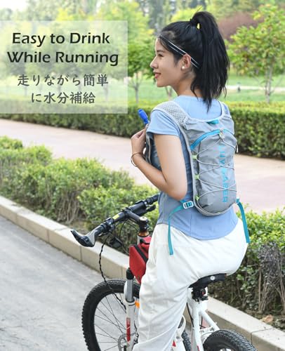 TRIWONDER Hydration Vest Running Backpack for Men & Women, Water Pack for Hiking, Camping, Climbing & Cycling, Lightweight Daypack - color: 03 Black 5L - with 2L Water Bladder
