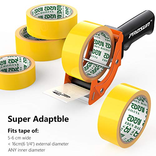 Fast Reload 2 Inch Tape Gun Dispenser Packing Packaging Sealing Cutter Orange