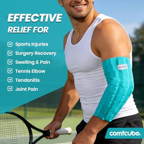 Elbow Ice Pack for Tennis Elbow, 2 Hours Cold Compression Therapy - style: Elbow