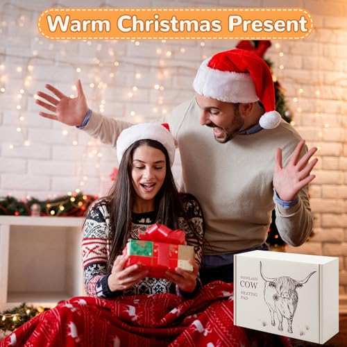 Microwave Heating Pad for Pain Relief, 16" x 11" Microwavable Heating Pads for Cramps, Back Pain, Neck Shoulder, Muscles, Knee, Joints, Natural Heat Pack Moist Heat, Highland Cow with Round Eyes - size: Highland Cow-3