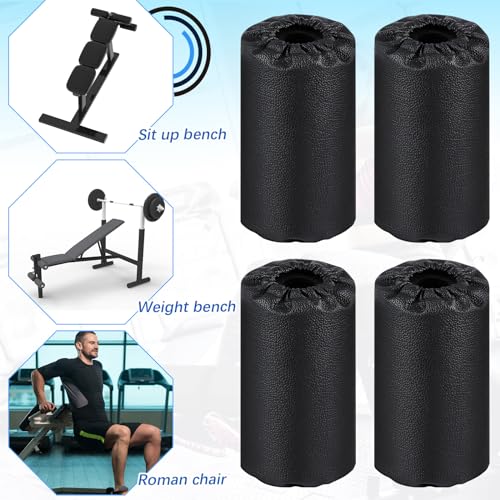 Hollowfly 4 Pcs Foam Roller Pads for Weight Bench, 8 x 3.5 x 0.8 Inches - size: 8 x 3.5 x 0.8 Inch