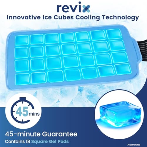 REVIX Large Ice Packs for Injuries Reusable, 45-Min Cold Therapy, 16 × 9" - size: Large 16 × 9 Inch