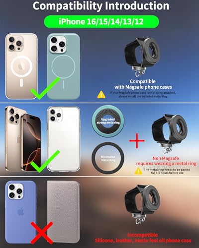 Running Phone Armband & Wristband Holder, N52 Magnetic+Anti-Drop Lanyard